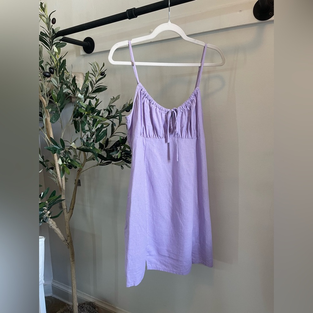 Lavender Spaghetti Strap Dress